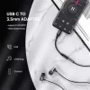 USB-C – 3,5 mm audioadapter UGREEN AV142, fekete-6957303878581 2 kép