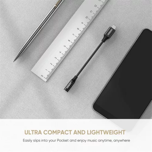 USB-C – 3,5 mm audioadapter UGREEN AV142, fekete-6957303878581 3 kép
