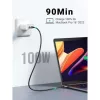 USB-C to USB-C Kábel UGREEN L502, 100W, 5A, 1m, Fekete-6941876262496 6 kép