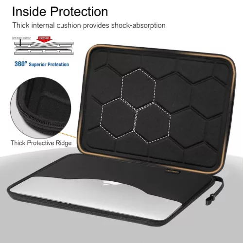 Laptop Tech-protect Hardpouch 13-14 Fekete-5906302331840 6 kép