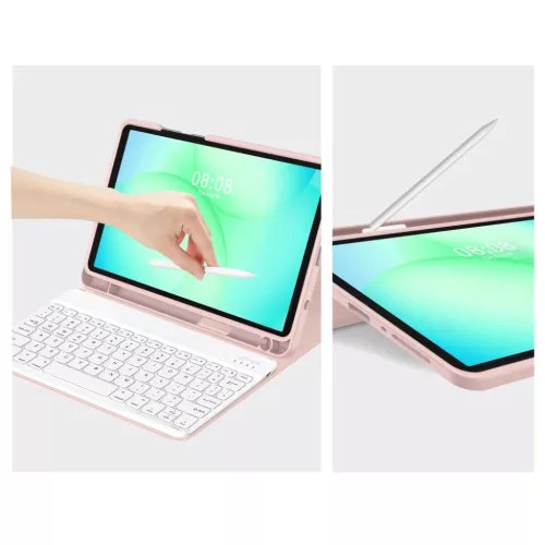 Samsung Galaxy Tab A9/A11 8.7 X110/X115/X133/X135 rózsaszín tok-5906302335015 9 kép