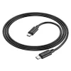 Hoco 3A 60W 1 m X88 fekete Type-C USB kábel-6931474783363 3 kép