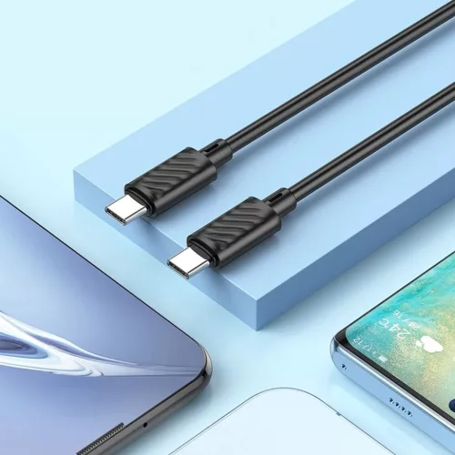 Hoco 3A 60W 1 m X88 fekete Type-C USB kábel-6931474783363 4 kép