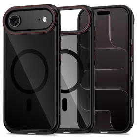   iPhone 17 Air Tech-protect Maghybrid Magsafe tok Fekete/Piros