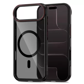 iPhone 17 Air Tech-protect Maghybrid Magsafe tok Fekete/Piros-5906302330423 2 kép