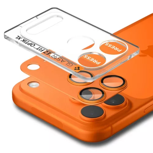 iPhone 17 Pro Spigen Optik Pro XL „EZ Fit” Kamera üvegfólia Nara-8800283317770 2 kép