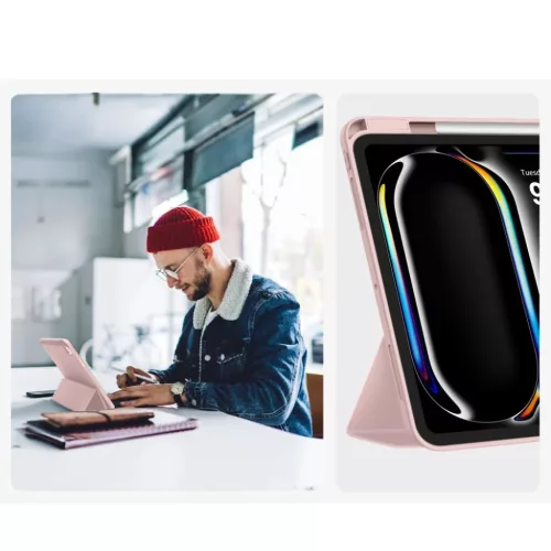 iPad Pro 13 2024 Tech-protect SC Pen tok rózsaszín-5906302335756 10 kép