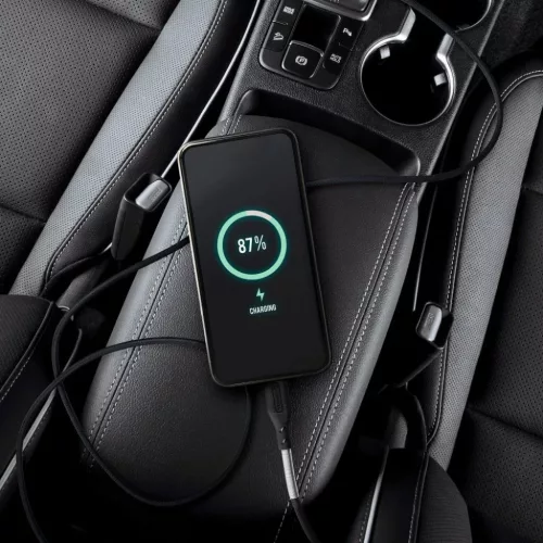 Forcell F-Energy USB-C – USB-C kábel, QC4.0 PD, 5A / 100W, 1m, feke-5903396396960 6 kép