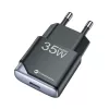 Forcell F-Energy Ultra Slim GaN III hálózati töltő, USB-C, PD/QC4.0, 3A/35 W, fekete (B135101-E)