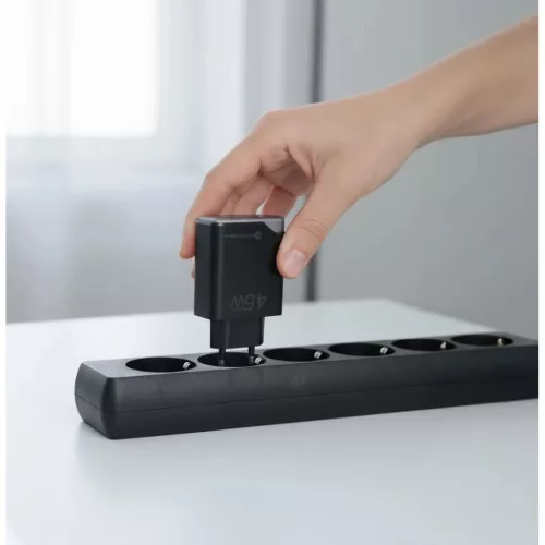 Forcell F-Energy Ultra Slim GaN III hálózati töltő, USB-C + USB-A,-5903396397837 3 kép