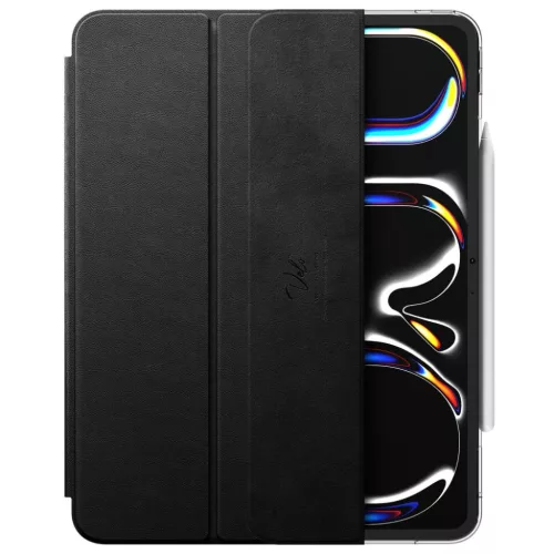 iPad Pro 13 2024 Spigen Liquid Air Folio fekete tok-8800283302714 3 kép