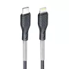 USB-C Lightning kábel Forcell F-Energy PD 3A 27W Carbon 1 m CB-01C fe-5903396152306 2 kép