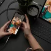 USB-C Lightning kábel Forcell F-Energy PD 3A 27W Carbon 1 m CB-01C fe-5903396152306 10 kép