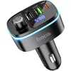 Hoco E62 Fast Bluetooth FM Transmitter és Autós Töltő, Fekete-6931474756299 2 kép