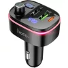 Hoco E62 Fast Bluetooth FM Transmitter és Autós Töltő, Fekete-6931474756299 4 kép