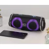 Bluetooth Hangszóró Hoco HC12, 10W, RGB, Vízálló, Fekete-6931474765789 3 kép
