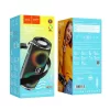Bluetooth Hangszóró Hoco HC12, 10W, RGB, Vízálló, Fekete-6931474765789 6 kép