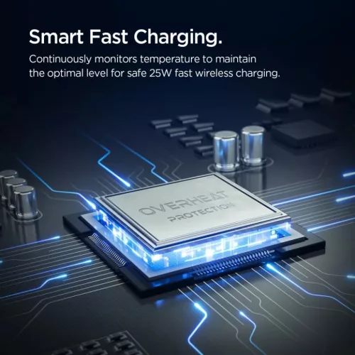 Spigen Essential EV25MFAQ Qi2.2 Peltier Mágneses Magsafe Autós Tart�-8800283316438 6 kép