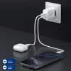 Fehér Spigen Essential EE202EU 2-portos hálózati töltő 20W-8809971235297 4 kép