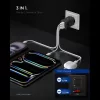 Spigen Essential EE673EU 3-portos hálózati töltő 67W Fekete-8800283302929 2 kép