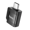 OTG USB C to USB A Adapter Hoco 3A UA31C fekete-6942007628129 3 kép