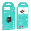 OTG USB C to USB A Adapter Hoco 3A UA31C fekete-6942007628129 6 kép