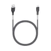 Forcell F-Energy 2,4A 12W Lightning USB kábel Carbon 1 m CB-01A feket-5903396152320 1 kép