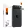 iPhone 17 Air Spigen Optik Pro L-Series üvegfólia fekete/piros
