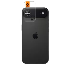 iPhone 17 Air Spigen Optik Pro L-Series üvegfólia fekete/piros-8800283309942 2 kép