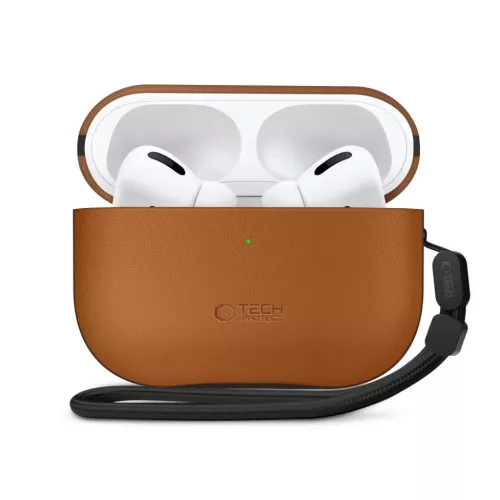 Apple AirPods Pro 3 Tech-Protect NaturalFit Barna tok-5906302333240 2 kép