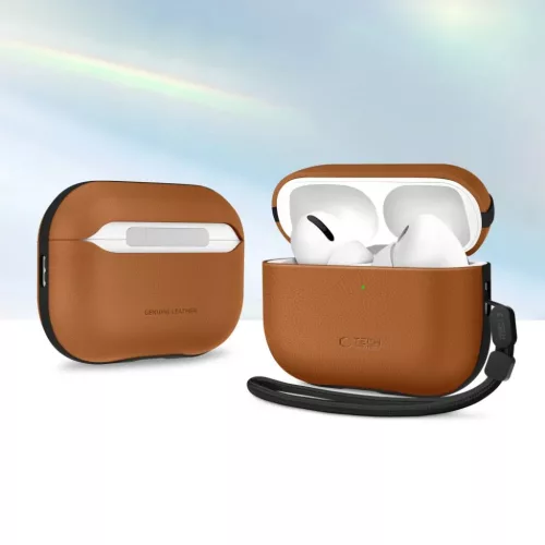 Apple AirPods Pro 3 Tech-Protect NaturalFit Barna tok-5906302333240 9 kép