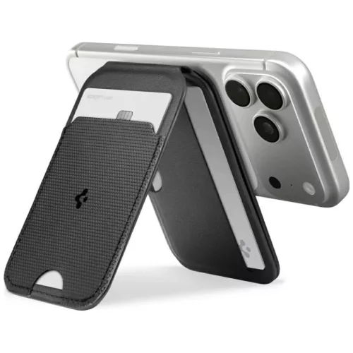 Spigen S314-2 Slim Fold Tripod Wallet Magsafe fekete-8800283315387 10 kép