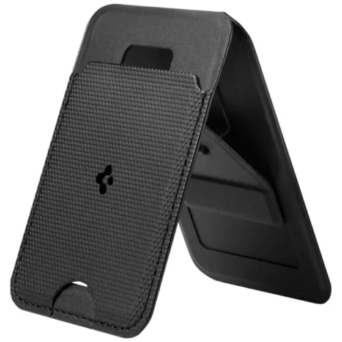 Spigen S314-1 Slim Fold Tripod Wallet Magsafe Fekete-8800283315370 3 kép