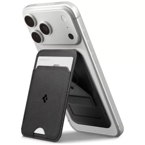 Spigen S314-1 Slim Fold Tripod Wallet Magsafe Fekete-8800283315370 5 kép