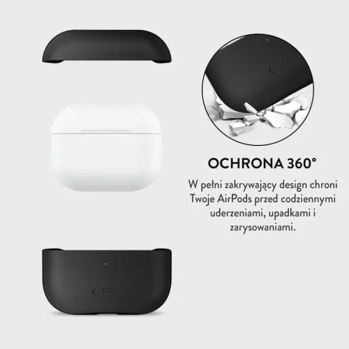 Apple AirPods Pro 3 Tech-protect Naturalfit fekete tok-5906302333257 6 kép