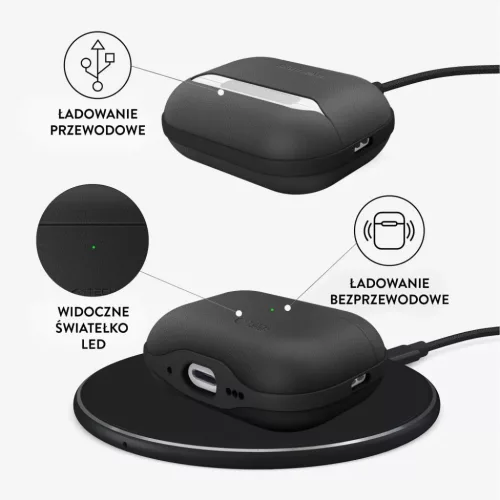 Apple AirPods Pro 3 Tech-protect Naturalfit fekete tok-5906302333257 7 kép