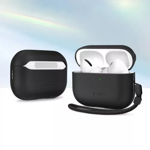 Apple AirPods Pro 3 Tech-protect Naturalfit fekete tok-5906302333257 9 kép