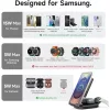 SURITCH 3in1 töltőállomás Samsunghoz, 15W összecsukható vezeték-6977140252924 6 kép