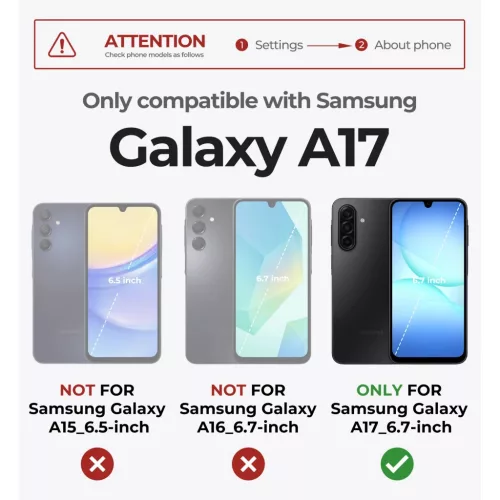 Samsung Galaxy A17 ütésálló tok Dexnor kitámasztós-6978096240768 6 kép