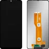 LCD kijelző modul MP Samsung Galaxy A07 4G A075, keret nélkül, utángyártott, fekete