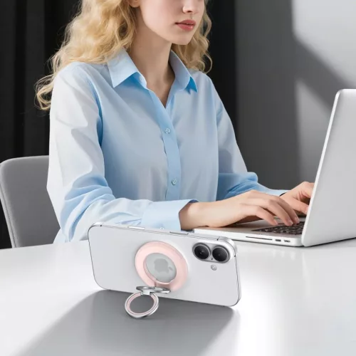 Baby Pink Tech-protect Mmr500 Mágneses Magsafe Telefontartó gyűrű-5906302368686 5 kép