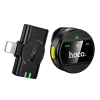 Wireless Mikrofon Hoco L21, Lightning, Fekete