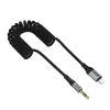Lightning to 3.5mm Audio Kábel Hoco UPA33A, 1.5m, Fekete-6942007663809 5 kép