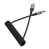 Lightning to 3.5mm Audio Kábel Hoco UPA33A, 1.5m, Fekete-6942007663809 6 kép