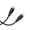 USB-C to USB-C Kábel Hoco X124, 60W, 3A, 1m, Fekete-6942007664448 2 kép