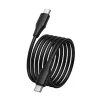USB-C to USB-C Kábel Hoco X124, 60W, 3A, 1m, Fekete-6942007664448 3 kép