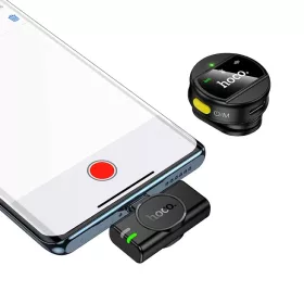 Vezeték nélküli mikrofon Hoco L21, USB-C, Fekete-6942007663144 2 kép