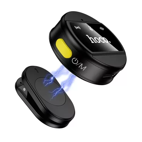 Vezeték nélküli mikrofon Hoco L21, USB-C, Fekete-6942007663144 5 kép