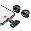Hoco L22 vezeték nélküli mikrofon, USB-C / Lightning, 2 darabos, fe-6942007663151 3 kép