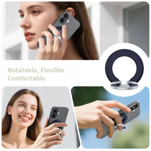 MMR500 Magsafe Telefon Gyűrű Sötétkék-5906302318506 7 kép